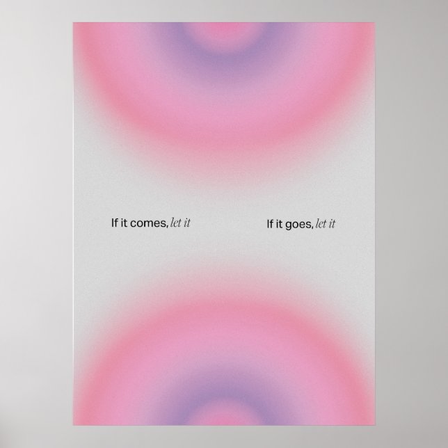 Gradient | Inspirational & decorative art Poster (Front)