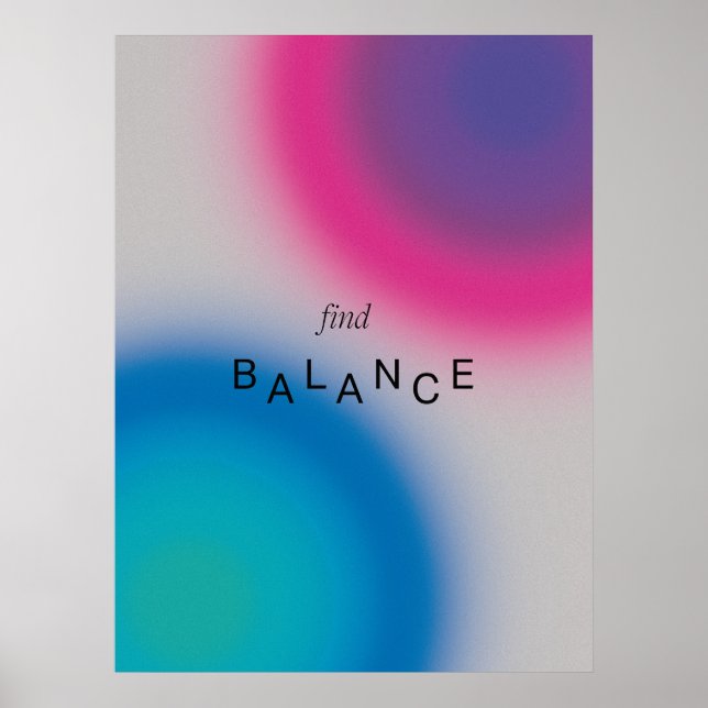 Gradient | Inspirational & decorative art Poster (Front)