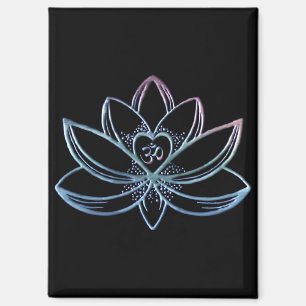 Gradient Lotus Magnet