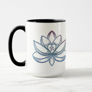 Gradient Lotus  Mug