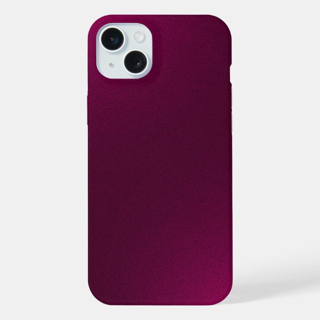 Gradient maroon colour  iPhone case (Back)