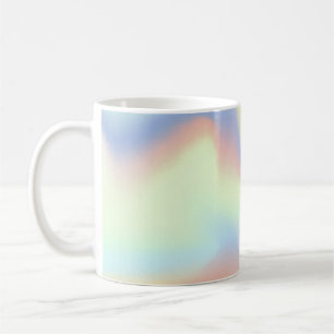 Gradient Mesh Background in Modern Style. Colorful Coffee Mug