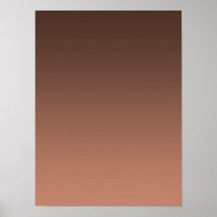 Gradient Mocha - light to deep   Seasonal Moods    Poster