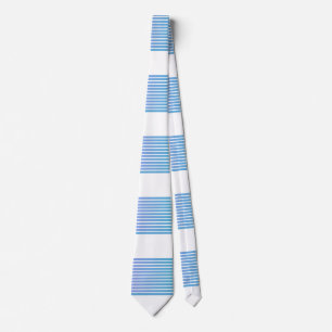 Gradient Multi Blue Stripes Tie