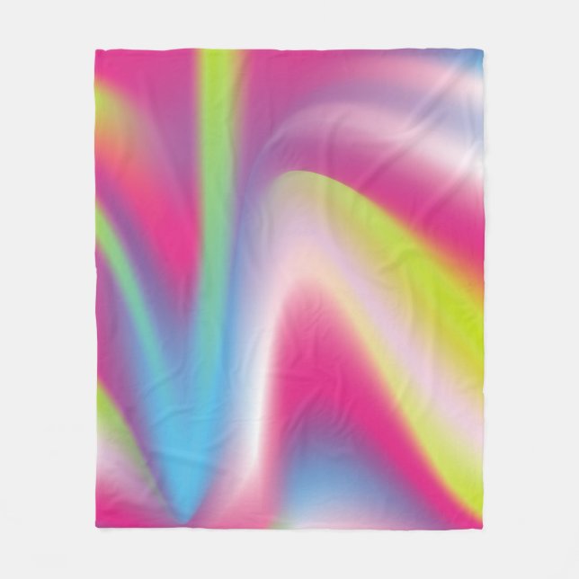 Gradient multicolored backgroundabstract, art, bac fleece blanket (Front)