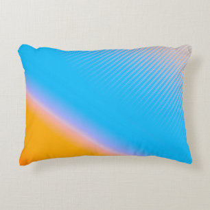 Gradient Mystery: Blurred Abstract Art. Decorative Cushion