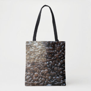 Gradient of Aroma: Coffee Beans Spectrum Tote Bag