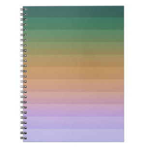 Gradient ombre stripe lined soft blurred green bei notebook