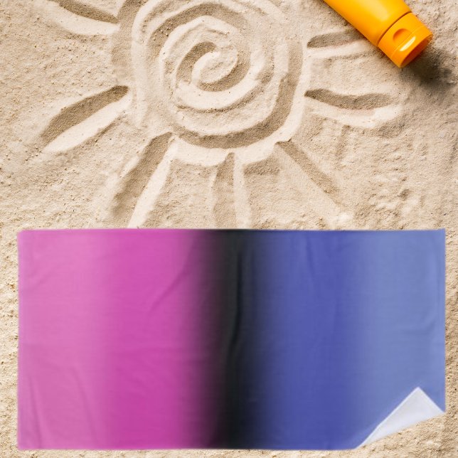 Gradient Omnisexual Pride Flag – Omnisexual Flag Beach Towel (Creator Uploaded)