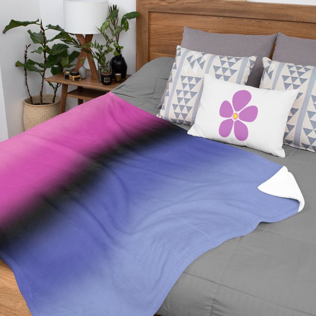 Gradient Omnisexual Pride Flag – Omnisexual Flag Sherpa Blanket (Creator Uploaded)