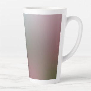 gradient on white  latte mug