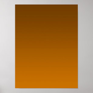 Gradient Orange - light to deep   Mood Background  Poster