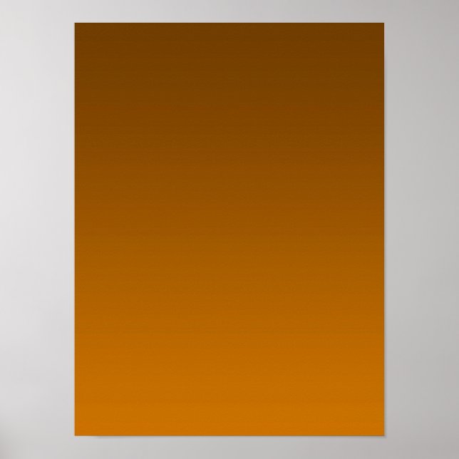 Gradient Orange - light to deep | Mood Background| Poster (Front)
