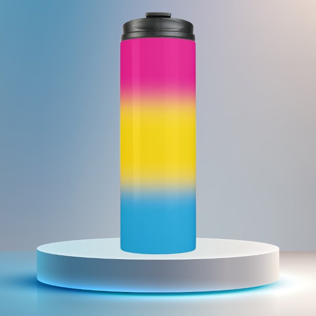 Gradient Pansexual Pride  Thermal Tumbler (Creator Uploaded)