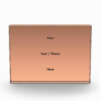 Gradient Peach - light to deep | Seasonal Moods | Photo Block