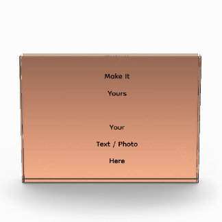Gradient Peach - light to deep | Seasonal Moods | Photo Block