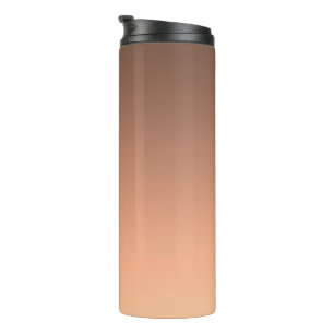 Gradient Peach - light to deep Seasonal Moods Thermal Tumbler