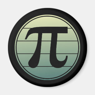 Gradient Pi Symbol Pi day   Happy Pi day Math Magnet