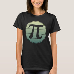 Gradient Pi Symbol Pi day   Happy Pi day Math T-Shirt