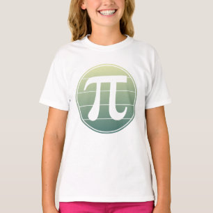 Gradient Pi Symbol Pi day   Happy Pi day Math T-Shirt