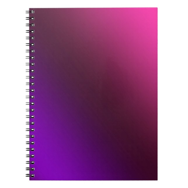 Gradient, pink-purple notebook (Front)