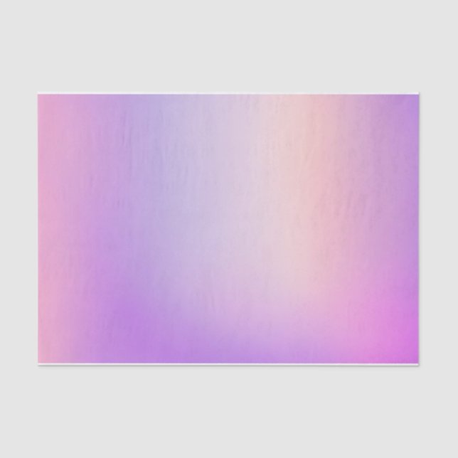 Gradient Pink, Purple, Violet, Peach Colour  Tissue Paper (Front)