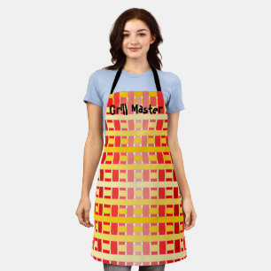 Gradient Plaid  Apron