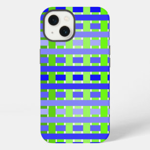 Gradient Plaid blue  iPhone 13 Case