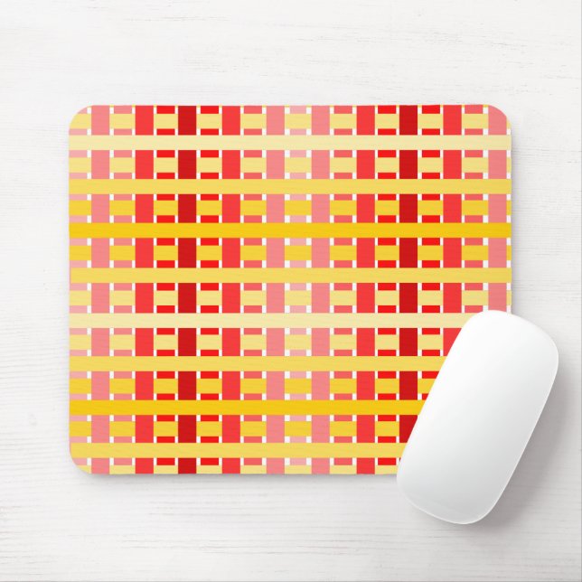 Gradient Plaid Mouse Pad (With Mouse)