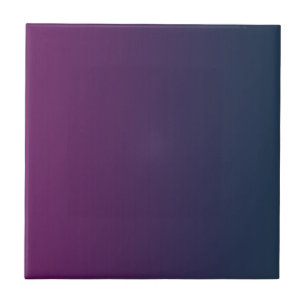 Gradient Plum Blue Ceramic Tile