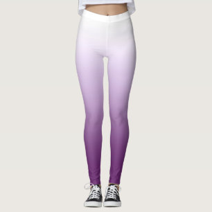 Gradient purple lilac ombre leggings