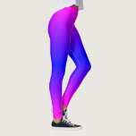 Gradient Purple Pink Blue Neon Leggings Party Time<br><div class="desc">Purple Pink Blue Neon Gradient Modern Party Leggings</div>