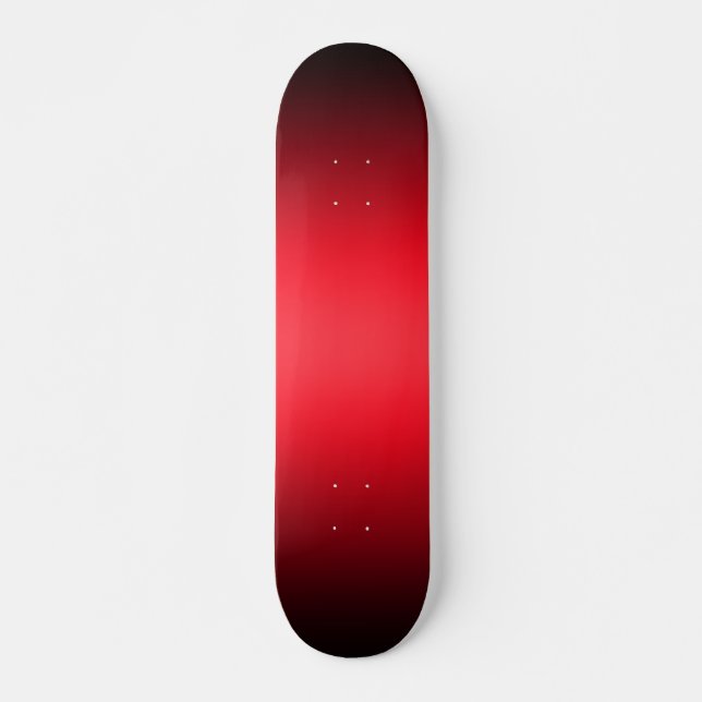 Gradient Red & Black Skateboard Template (Front)