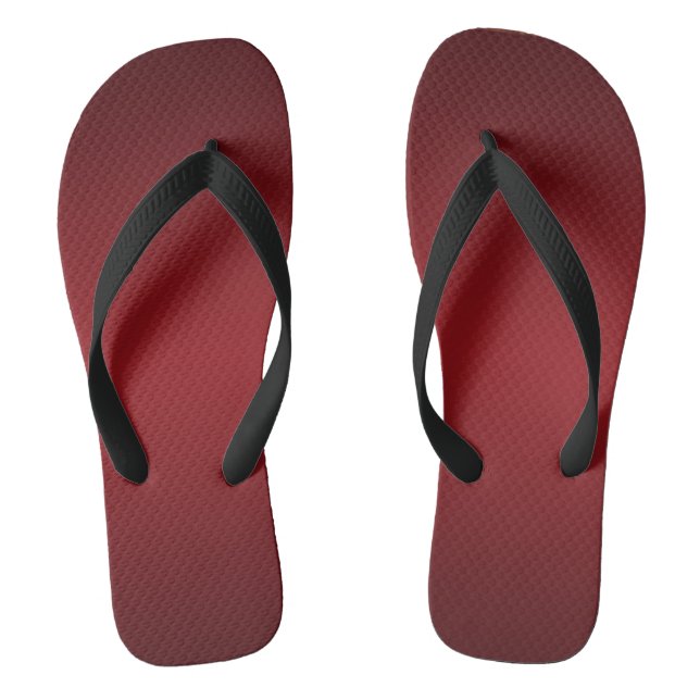 Gradient Red Burnt Henna Thongs (Footbed)