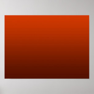 Gradient Red - deep to light Mood Background Poster