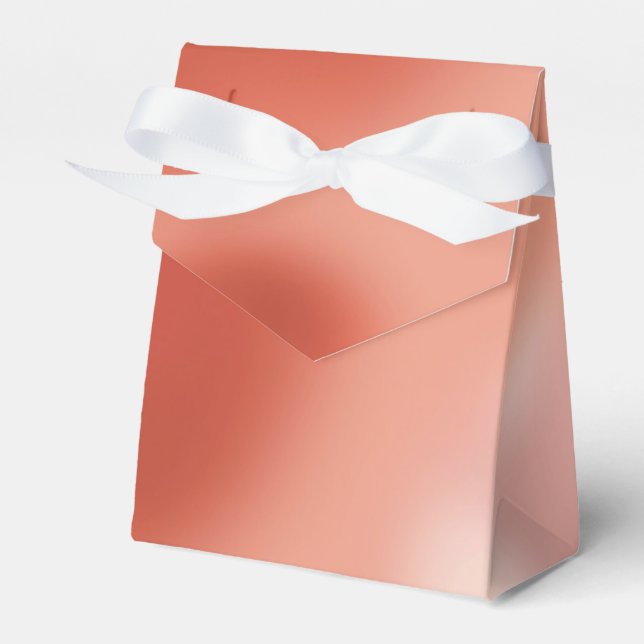 Gradient Red Fairy Tale Wedding  Favour Box (Front Side)