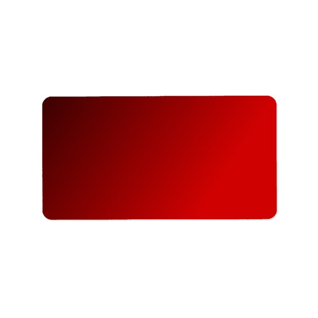 Gradient Red Lable Label (Front)