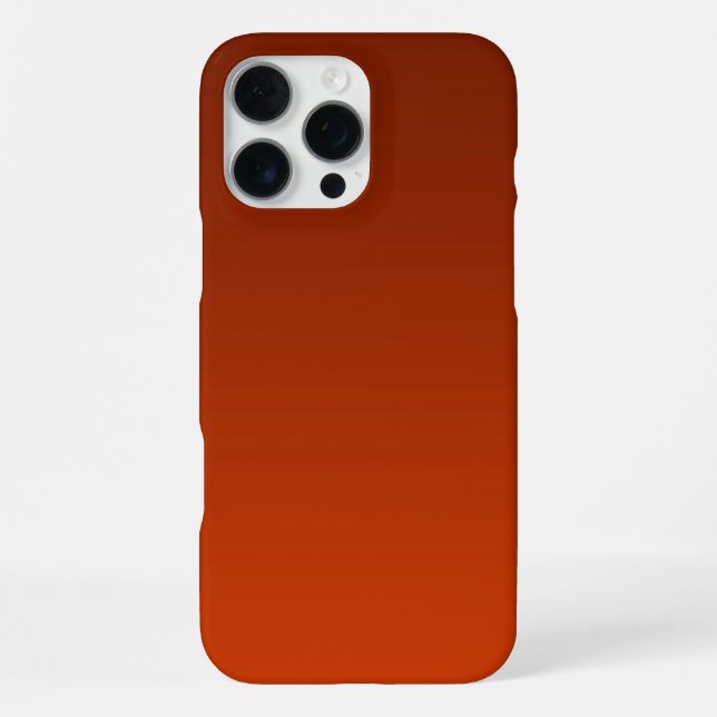 Gradient Red - light to deep | Mood Background | iPhone Case (Back)