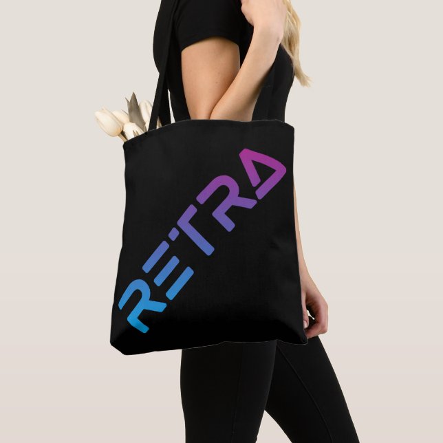 Gradient Retra Tote Bag (Close Up)