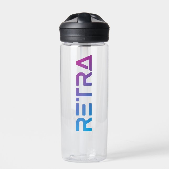 Gradient Retra Water Bottle (Front)