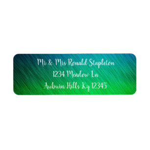 Gradient Return Address Label