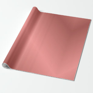 Gradient rose gold wrapping paper