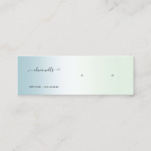 Gradient Script Earring Display mini Mini Business Card