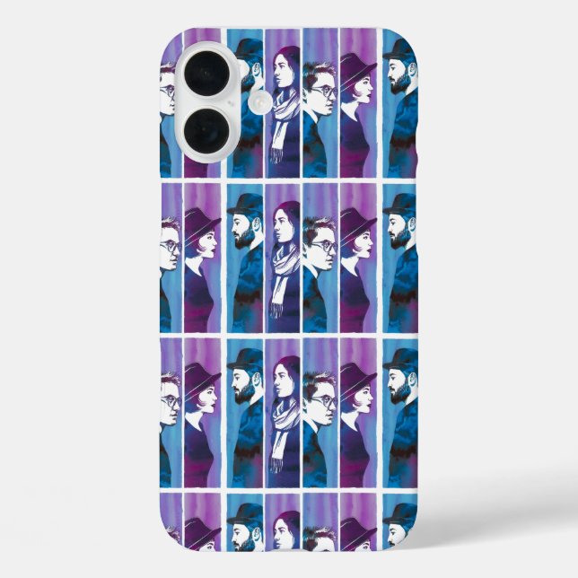 Gradient Silhouette Quartet Case-Mate iPhone Case (Back)