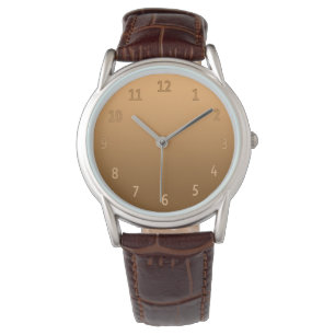 Gradient Simple Colourful Golden Watch