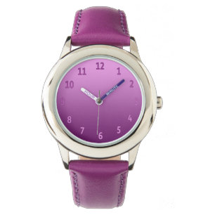 Gradient Simple Colourful Pink Watch