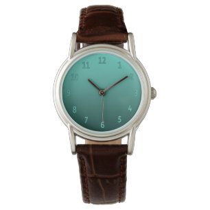 Gradient Simple Colourful Teal Watch