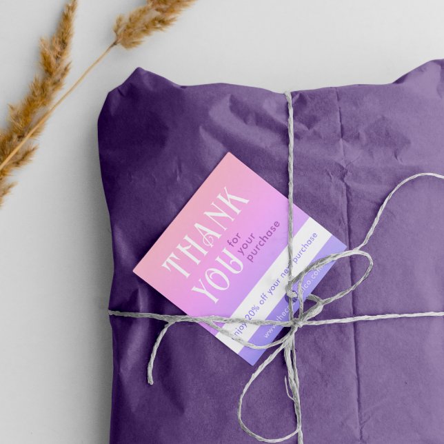 Gradient Square Discount Card (Creator Uploaded)