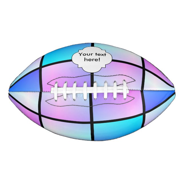 Gradient squares pattern football (Front)