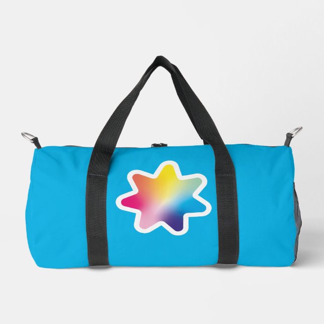 Gradient Star. Duffle Bag (Front)